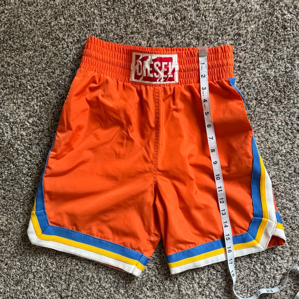Diesel Bright Orange Shorts good for Sports wear, Swimwear or casual wear.